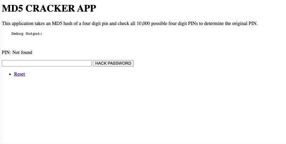 MD5 Cracker